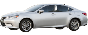 QAA - Lexus ES350 2013-2018, 4-door, Sedan (6 piece Stainless Steel Pillar Post Trim ) PP13107 QAA - Image 2