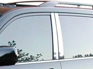 QAA - Lexus GX470 2003-2009, 4-door, SUV (4 piece Stainless Steel Pillar Post Trim ) PP24124 QAA - Image 1