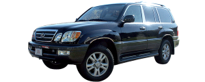 QAA - Lexus LX470 2004-2007, 4-door, SUV (4 piece Stainless Steel Pillar Post Trim ) PP24120 QAA - Image 2