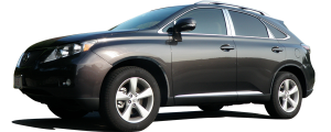 QAA - Lexus RX350 2010-2015, 4-door, SUV (1 piece Stainless Steel License Plate Bezel ) LP10125 QAA - Image 2