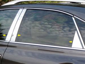 QAA - Lexus RX350 2010-2015, 4-door, SUV (6 piece Stainless Steel Pillar Post Trim ) PP10126 QAA - Image 1