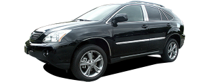 QAA - Lexus RX400h 2004-2009, 4-door, SUV (1 piece Stainless Steel Gas Door Cover Trim Warning: This is NOT a replacement cap. You MUST have existing gas door to install this piece ) GC26125 QAA - Image 2