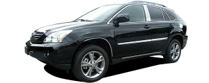 QAA - Lexus RX400h 2004-2009, 4-door, SUV (6 piece Stainless Steel Pillar Post Trim ) PP24125 QAA - Image 2