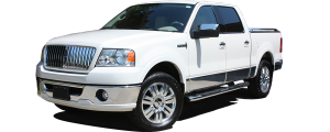 QAA - Lincoln Mark LT 2006-2008, 4-door, Pickup Truck, Crew Cab, 5.5' bed, w/ Flares, NO Factory Cladding (12 piece Stainless Steel Rocker Panel Trim, Lower Kit 7.25" - 7.5" tapered Width Spans from the bottom of the door UP to the specified width.) TH44317 QAA - Image 2