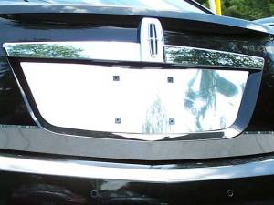 Lincoln MKS 2009-2012, 4-door, Sedan (1 piece Stainless Steel License Plate Bezel ) LP49625 QAA