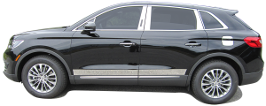 QAA - Lincoln MKX 2016-2018, 4-door, SUV (1 piece Stainless Steel Rear Bumper Trim Accent 2.75" Width X 42" length ) RB56660 QAA - Image 2