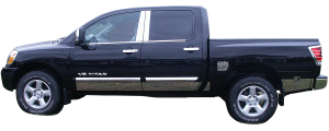 QAA - Nissan Titan 2004-2007, 4-door, Pickup Truck (4 piece Billet Grille Overlay Three pieces comprise the upper Grille and one piece covers the bottom ) SGB24523 QAA - Image 2