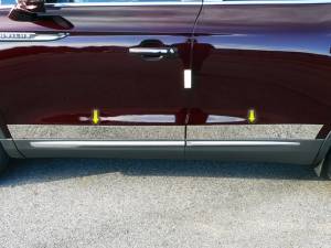 QAA - Lincoln MKX 2016-2018, 4-door, SUV (4 piece Stainless Steel Rocker Panel Trim, Lower Kit 3.75" Width Spans from the bottom of the door UP to the specified width.) TH56660 QAA - Image 1