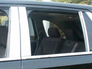 QAA - Lincoln MKX 2007-2015, 4-door, SUV (6 piece Stainless Steel Pillar Post Trim ) PP47611 QAA - Image 1