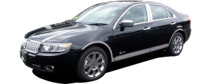 QAA - Lincoln MKZ 2006-2012, 4-door, Sedan (2 piece Chrome Plated ABS plastic Mirror Cover Set ) MC46630 QAA - Image 3