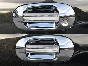 Lincoln Navigator 2015-2017, 4-door, SUV (4 piece Chrome Plated ABS plastic Door Handle Cover Kit Does NOT include passenger key access Only the surround pieces are included.) DH43655 QAA