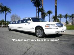 Lincoln Town Car 2000-2011, Limousine, 69.625" Stretch (12 piece Stainless Steel Rocker Panel Trim, Lower Kit 4.5" Width, 69.625" extension Between wheel wells Spans from the bottom of the door UP to the specified width.) TH40693 QAA