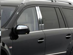 QAA - Mercedes GL Class 2007-2012, 4-door, SUV (4 piece Stainless Steel Pillar Post Trim ) PP27076 QAA - Image 1