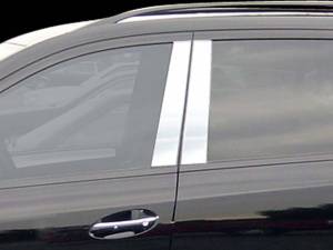 Mercedes ML Class 2006-2008, 4-door, SUV (4 piece Stainless Steel Pillar Post Trim ) PP26065 QAA