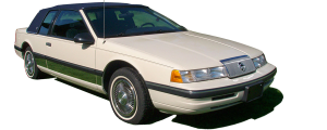 QAA - Mercury Cougar 1994-1995, 2-door, Coupe, XR-7 (6 piece Stainless Steel Rocker Panel Trim, Upper Kit 6.75" Width, with TRIM CREASE Spans from the bottom of the molding DOWN to the specified width.) TH34671 QAA - Image 2