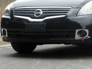 QAA - Nissan Altima 2007-2012, 4-door, Sedan (2 piece Stainless Steel Fog Light Trim ) FV27550 QAA - Image 1