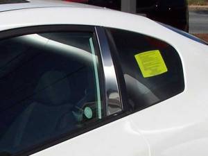 Nissan Altima 2007-2012, 2-door, Coupe (2 piece Stainless Steel Pillar Post Trim ) PP27558 QAA