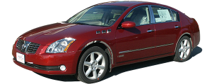 QAA - Nissan Maxima 2004-2006, 4-door, Sedan, SE (1 piece Stainless Steel Spoiler Cover 3.69" Width ) SP24540 QAA - Image 2