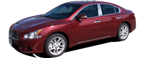 QAA - Nissan Maxima 2009-2014, 4-door, Sedan (1 piece Stainless Steel License Plate Bezel ) LP29540 QAA - Image 2