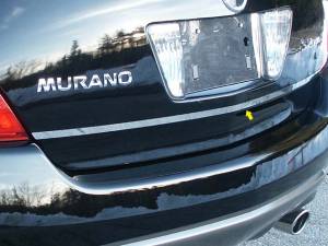 Nissan Murano 2003-2007, 4-door, SUV (1 piece Stainless Steel Tailgate Accent Trim 0.375" Width ) RT24590 QAA