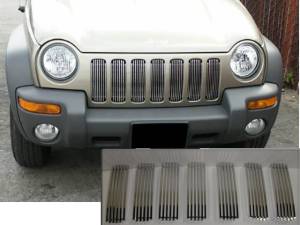 Jeep Liberty 2002-2004, 4-door, SUV (7 piece Billet Grille Overlay Inserts ) SGB42090 QAA