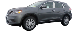 QAA - Nissan Rogue 2014-2020, 4-door, SUV, Does NOT fit Sport (1 piece Stainless Steel License Plate Bezel ) LP14535 QAA - Image 2