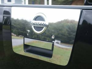Nissan Titan 2004-2013, 4-door, Pickup Truck (2 piece Stainless Steel Tailgate Handle Accent Trim 11.75" Width ) TGH24520 QAA