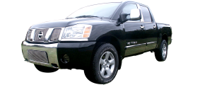 QAA - Nissan Titan 2004-2015, 4-door, Pickup Truck, King Cab (10 piece Stainless Steel Rocker Panel Trim, Lower Kit 5.5" Width, NO cargo door Spans from the bottom of the door UP to the specified width.) TH24524 QAA - Image 4