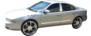QAA - Oldsmobile Alero 1999-2004, 4-door, Sedan (4 piece Stainless Steel Door Handle Accent Trim ) DH39420 QAA - Image 2