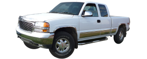 QAA - GMC Sierra 2003-2006, 2-door, 4-door, Pickup Truck, 1500, 2500 (1 piece Billet Grille Overlay ) SGB43281 QAA - Image 2