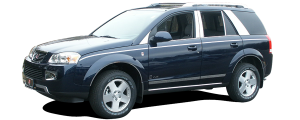 QAA - Saturn Vue 2003-2007, 4-door, SUV (4 piece Stainless Steel Rocker Panel Trim, Full Kit 5.5 - 6.5" tapered Width, On the Doors Only Spans from the bottom of the molding to the bottom of the door.) TH43441 QAA - Image 2