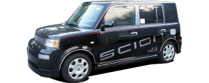 QAA - Scion xB 2004-2006, 4-door, Hatchback (1 piece Stainless Steel Rear Deck Trim, Trunk Lid Accent 1" Width ) RD24180 QAA - Image 2