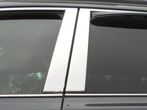 QAA - Subaru Outback 2010-2015, 4-door, Crossover SUV (4 piece Stainless Steel Pillar Post Trim ) PP10480 QAA - Image 1