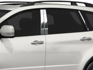 QAA - Subaru Tribeca 2008-2014, 4-door, SUV (6 piece Stainless Steel Pillar Post Trim ) PP28451 QAA - Image 1