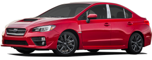 QAA - Subaru WRX 2015-2020`, 4-door, Sedan (4 piece Stainless Steel Pillar Post Trim ) PP15410 QAA - Image 2