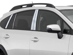 QAA - Subaru Crosstrek 2016-2020, 4-door, Crossover SUV (8 piece Stainless Steel Pillar Post Trim ) PP13427 QAA - Image 1