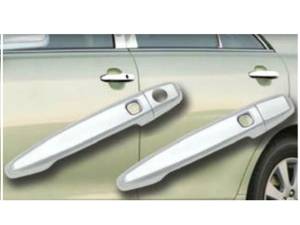 Toyota 4Runner 2003-2009, 4-door, SUV (8 piece Chrome Plated ABS plastic Door Handle Cover Kit Includes smart key access ) DH27131 QAA