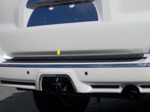 QAA - Toyota 4Runner 2010-2020, 4-door, SUV (1 piece Stainless Steel Rear Deck Trim, Trunk Lid Accent 1.375" Width ) RD10177 QAA - Image 1