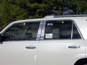 Toyota 4Runner 2010-2020, 4-door, SUV (4 piece Stainless Steel Window Trim Package Includes Upper Trim only, NO Pillar Posts, NO window sills ) WP10178 QAA
