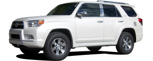 QAA - Toyota 4Runner 2010-2020, 4-door, SUV (4 piece Stainless Steel Window Trim Package Includes Upper Trim only, NO Pillar Posts, NO window sills ) WP10178 QAA - Image 2