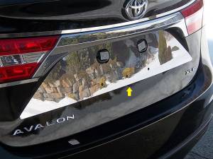 Toyota Avalon 2013-2018, 4-door, Sedan (1 piece Stainless Steel License Plate Bezel ) LP13165 QAA