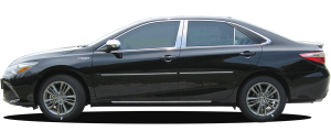 QAA - Toyota Camry 2012-2014, 4-door, Sedan (2 piece Chrome Plated ABS plastic Mirror Cover Set Top Half Only ) MC12130 QAA - Image 3
