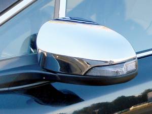 Toyota Camry 2012-2014, 4-door, Sedan (2 piece Chrome Plated ABS plastic Mirror Cover Set Includes Cut Out for turn signal light ) MC14112 QAA