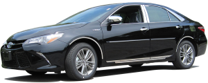 QAA - Toyota Camry 2012-2017, 4-door, Sedan (8 piece Chrome Plated ABS plastic Door Handle Cover Kit no passenger key, no smart key access ) DH12135 QAA - Image 3
