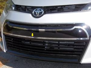 QAA - Toyota Corolla 2014-2016, 4-door, Sedan (1 piece Stainless Steel Front Bumper Trim ) FB14112 QAA - Image 1