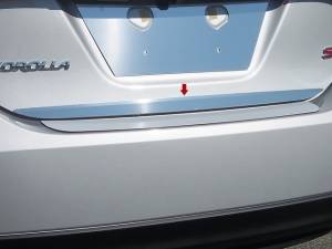 Toyota Corolla 2014-2019, 4-door, Sedan (1 piece Stainless Steel Rear Deck Trim, Trunk Lid Accent 1.25" Width ) RD14112 QAA