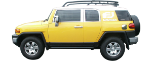 QAA - Toyota FJ Cruiser 2007-2014, 4-door, SUV (4 piece Stainless Steel Pillar Post Trim ) PP27140 QAA - Image 3