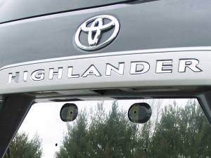 Toyota Highlander 2008-2013, 4-door, SUV (10 piece Stainless Steel "HIGHLANDER" Letter Inserts 1.563" Height ) SGR28110 QAA