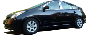 QAA - Toyota Prius 2004-2008, 4-door, Hatchback (4 piece Stainless Steel Body Molding Insert Trim Kit 0.75" Width, Upper, with crease contour ) MI24135 QAA - Image 2