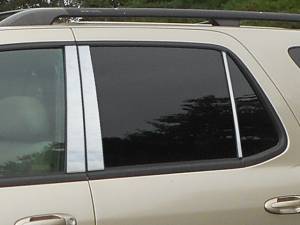 QAA - Toyota Sequoia 2001-2007, 4-door, SUV (6 piece Stainless Steel Pillar Post Trim ) PP26141 QAA - Image 1